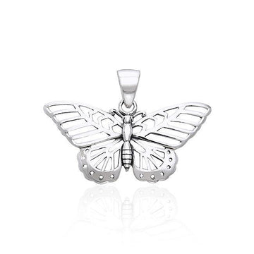 Silver Butterfly Pendant TPD1151 - Jewelry